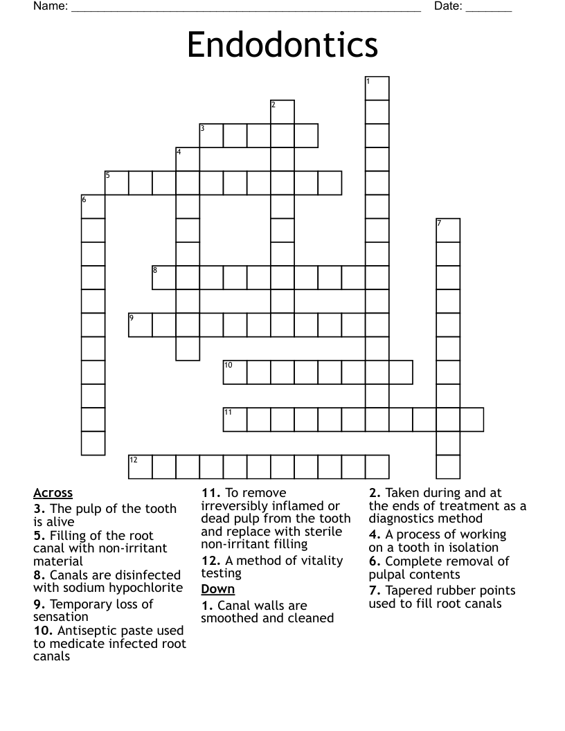 dentists filling crossword clue