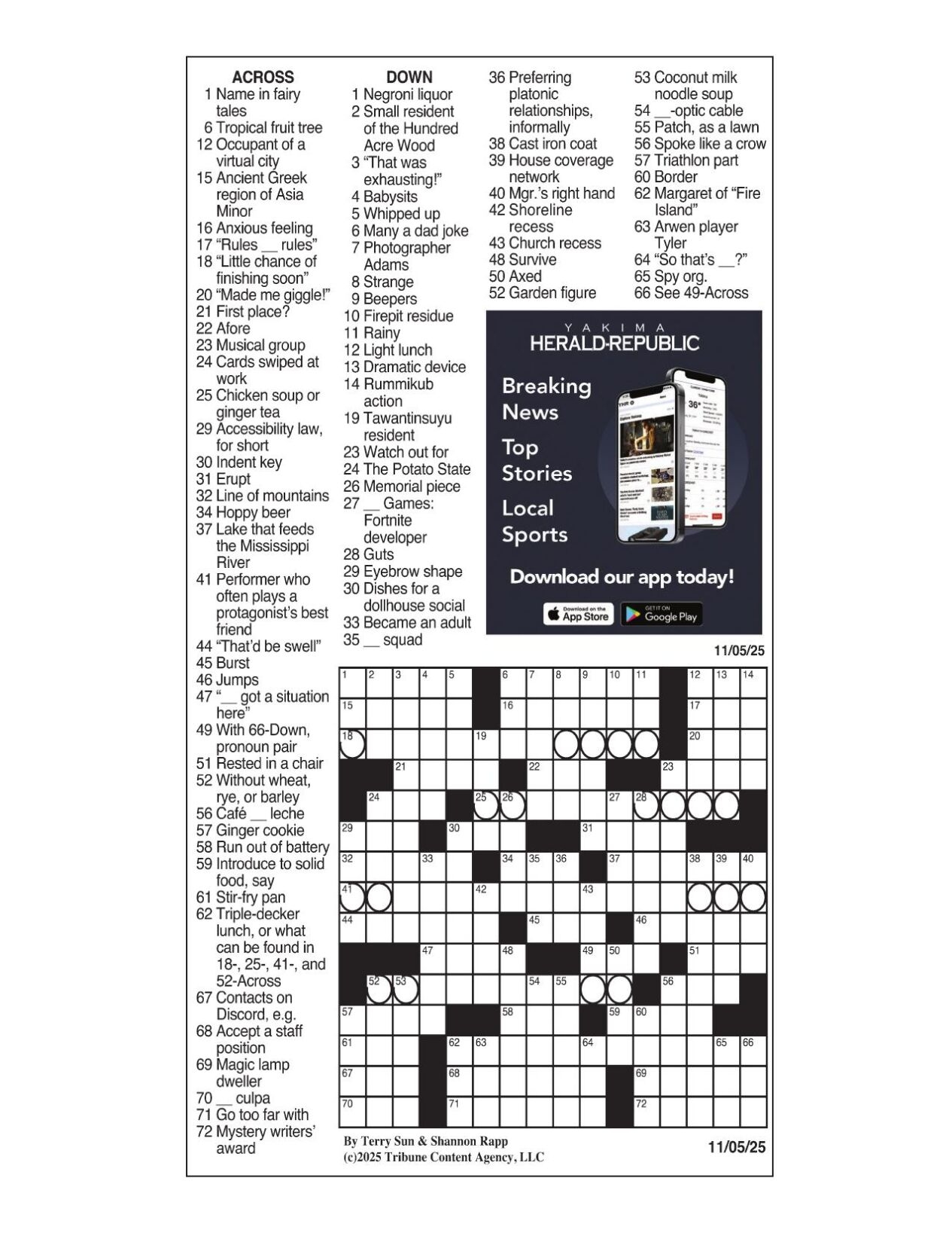 dramatic opening crossword clue