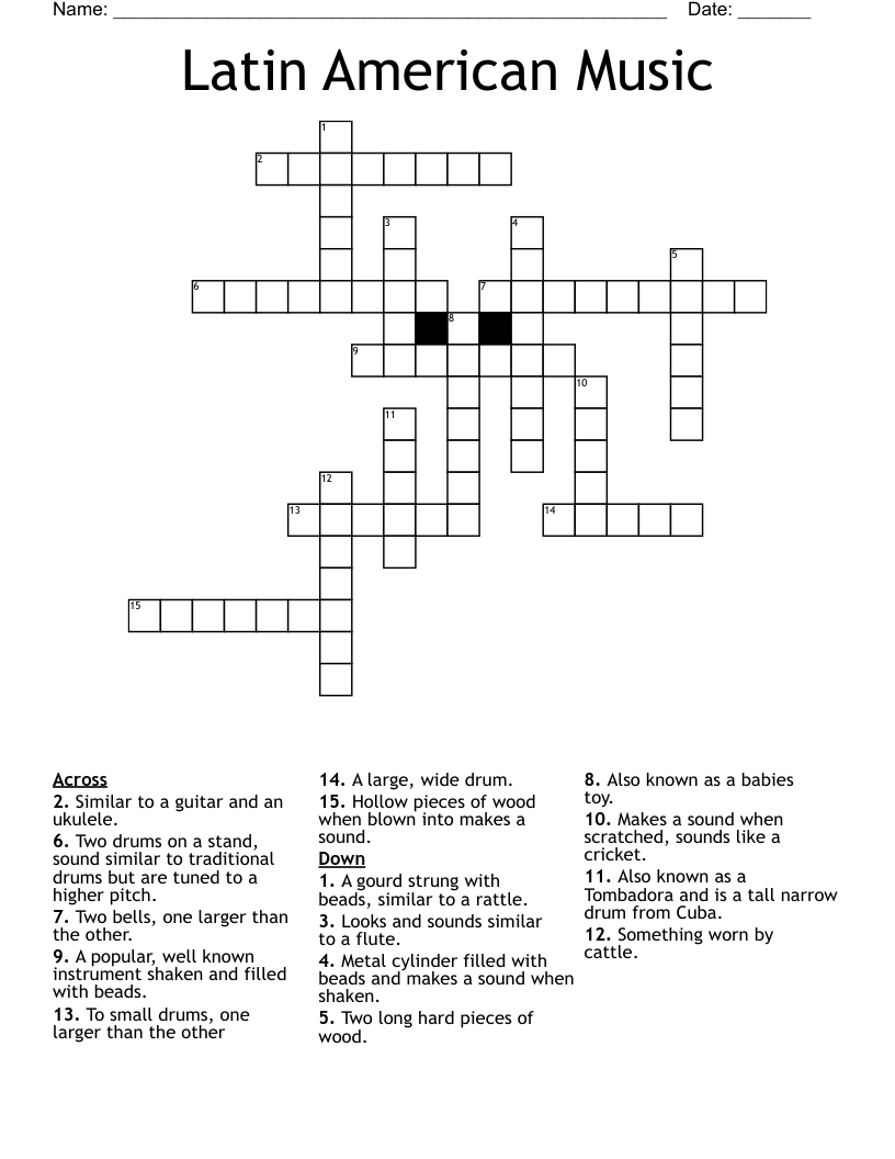 others in latin crossword puzzle