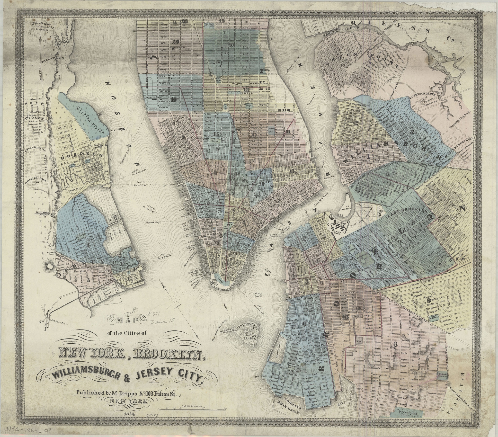 Online Map Collection Provides A Peek At New York Over The Centuries The New York Times