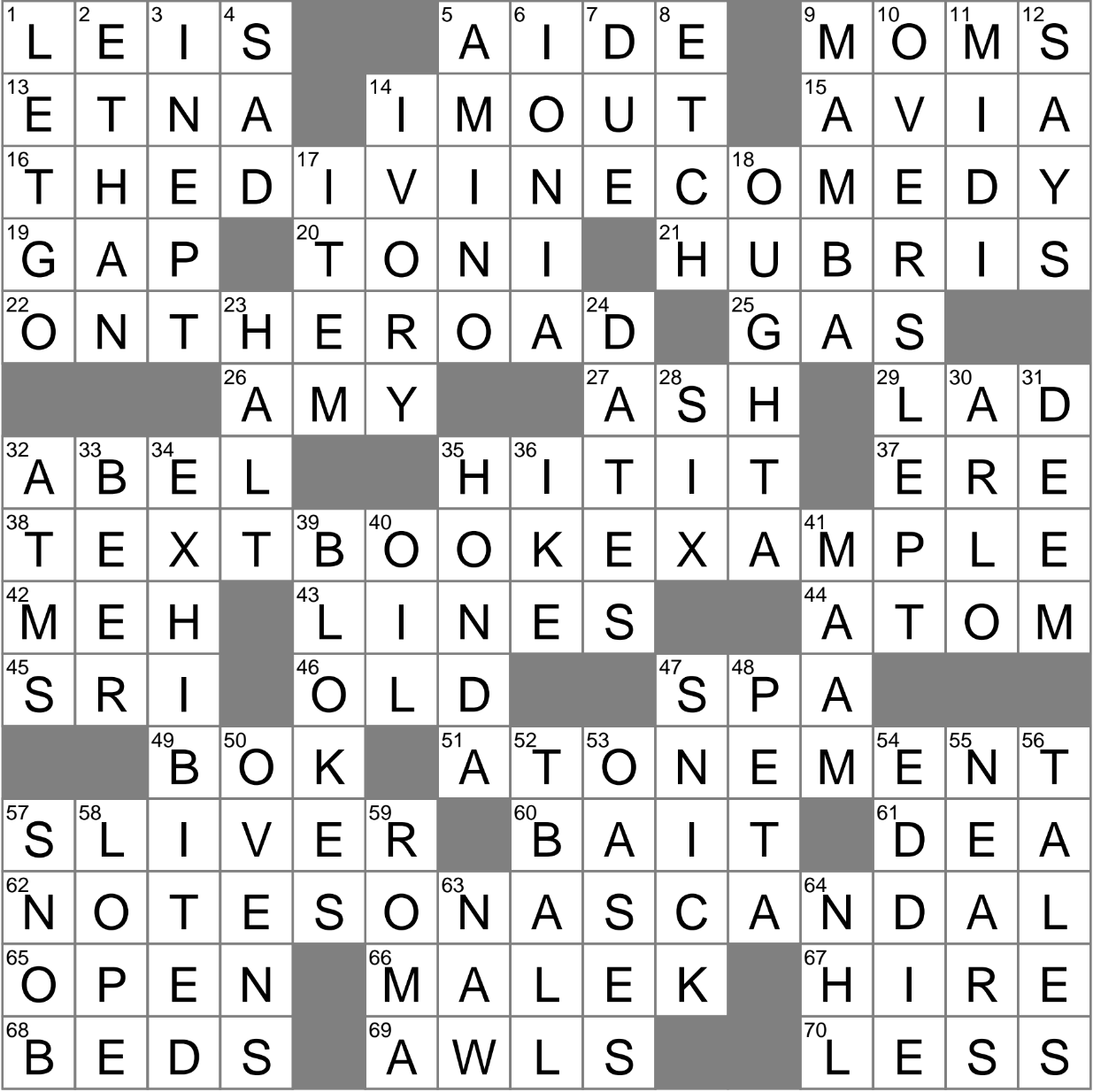 take place crossword clue