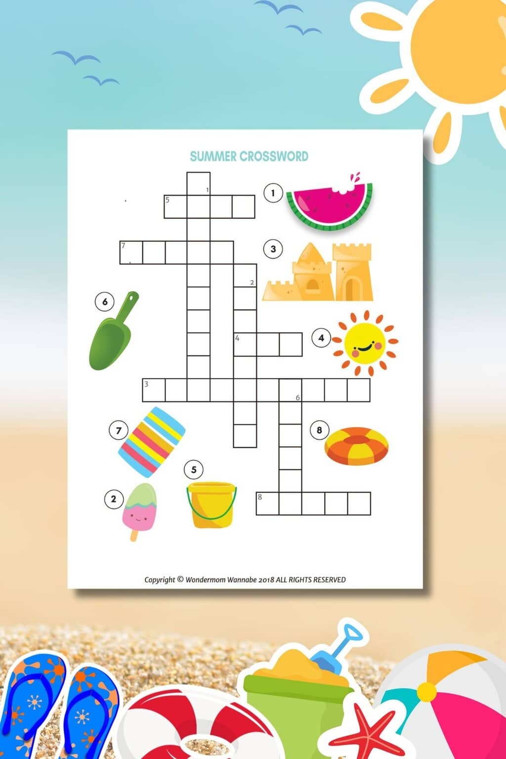 crossword puzzle for kids