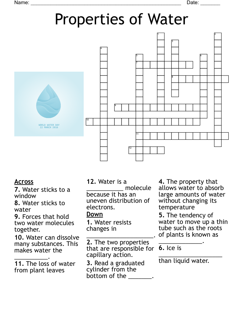 spanish for water crossword clue