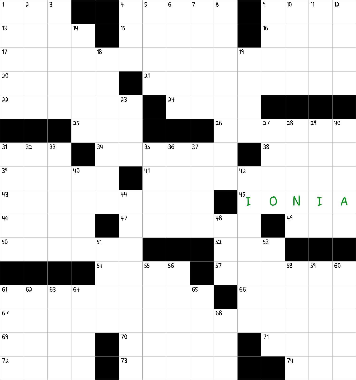 ancient greek region crossword clue