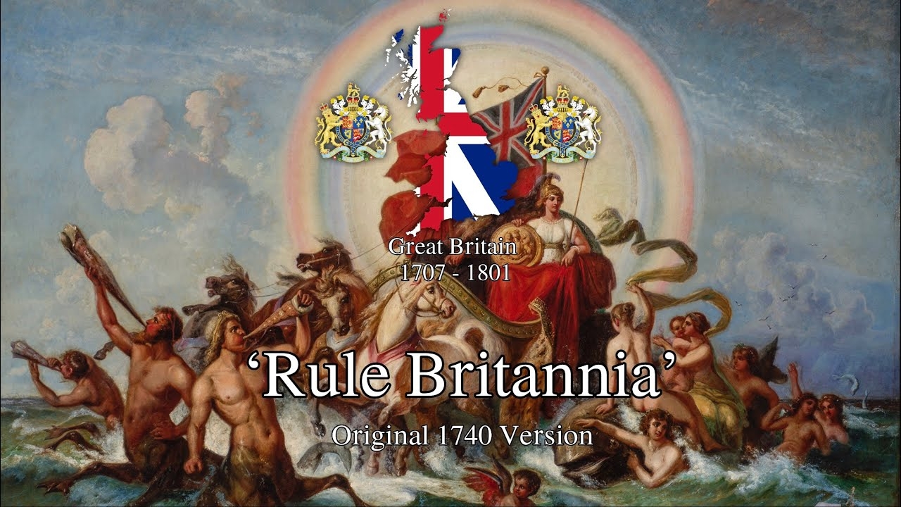 Rule Britannia Original 1740 Version Of The Song YouTube Rule Britannia Original 1740 Version Of The Song YouTube