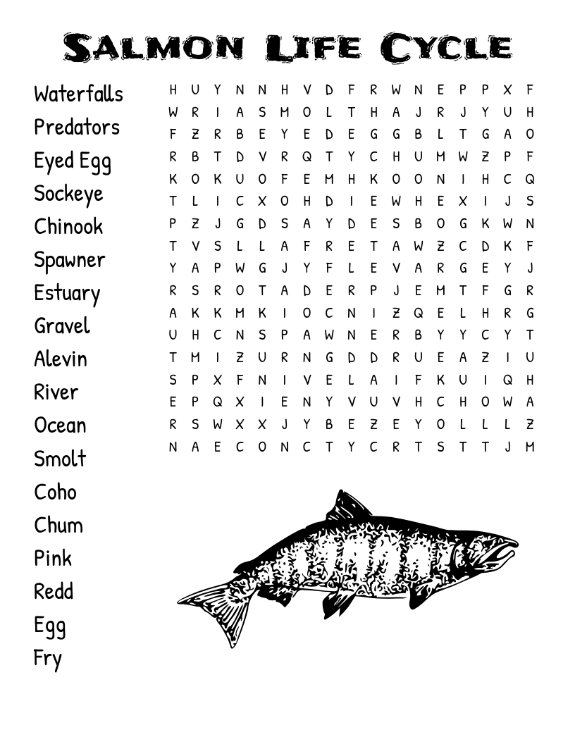 Salmon Crossword WordMint