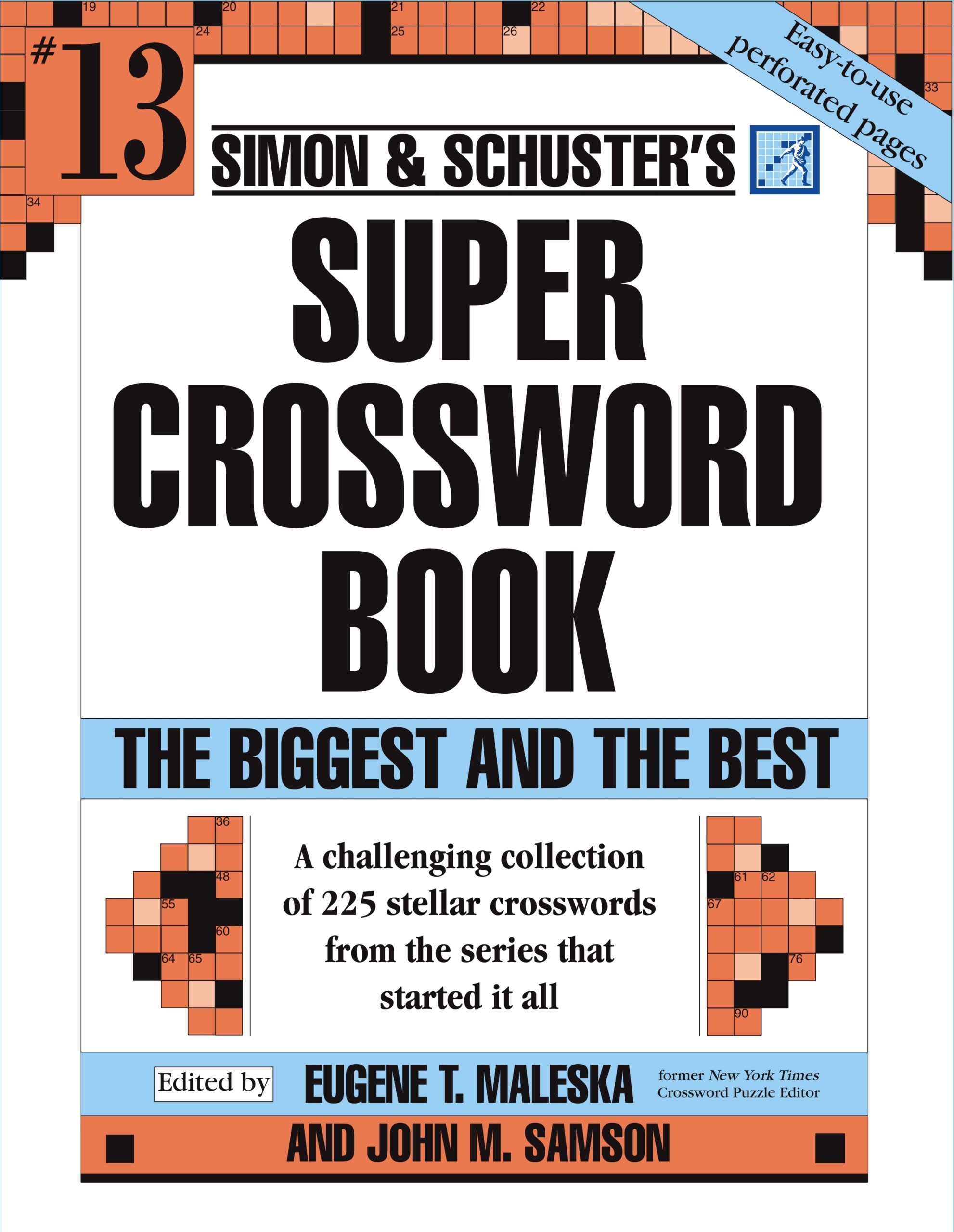 Simon Schuster Super Crossword Puzzle Book 13 Book By John M Samson Official Publisher Page Simon Schuster