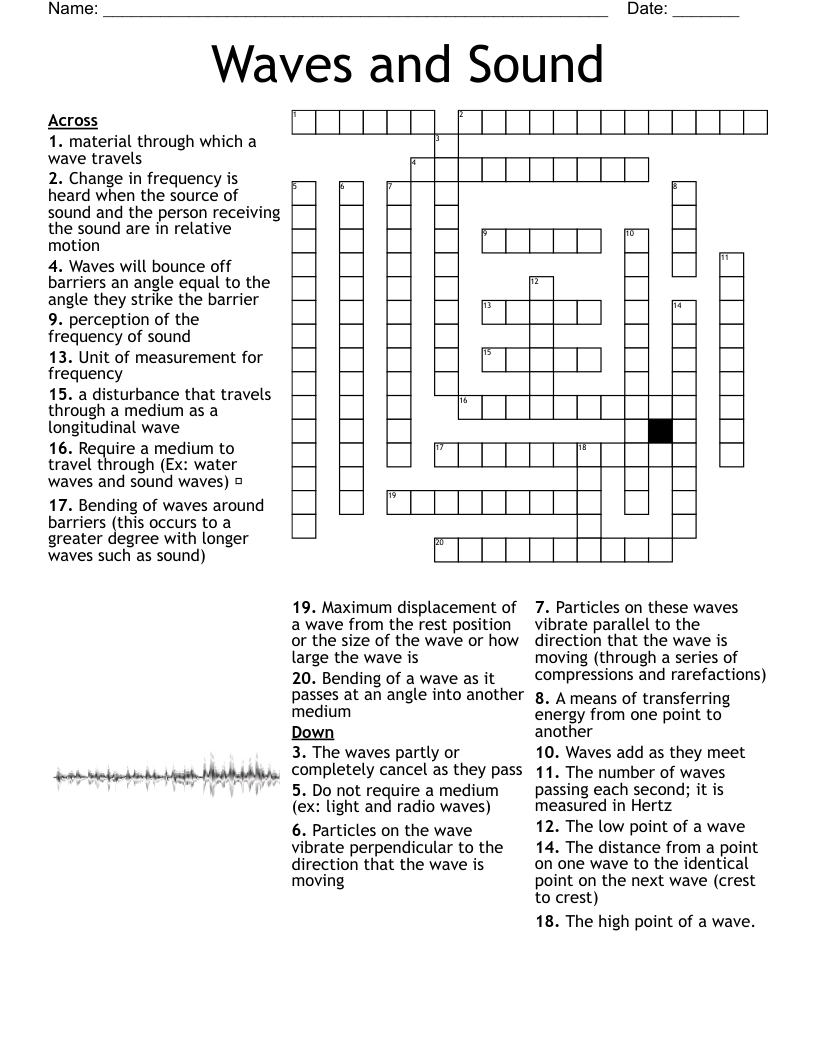 Sound Crossword Puzzle WordMint Sound Crossword Puzzle WordMint