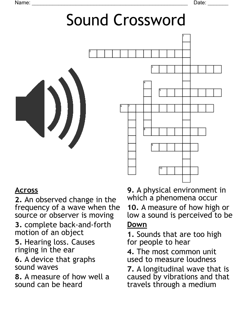 Sound Crossword WordMint
