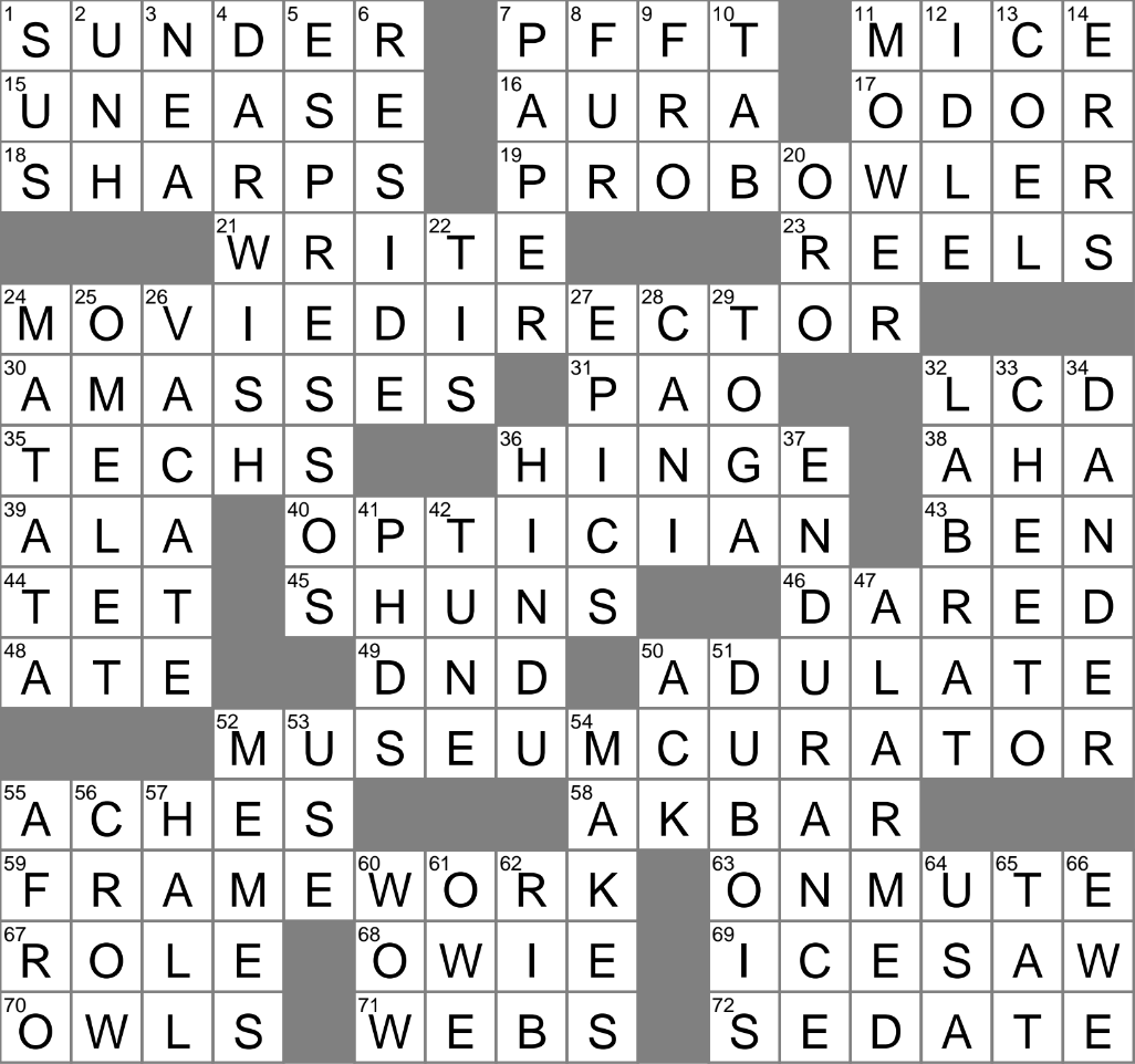 split crossword puzzle clue