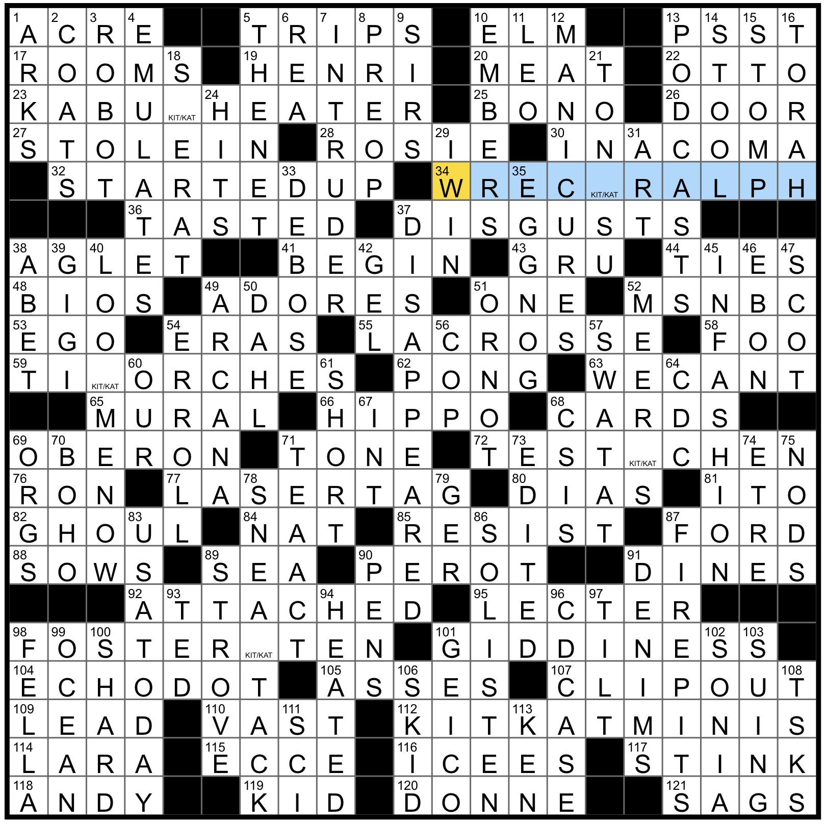 be quiet nyt crossword