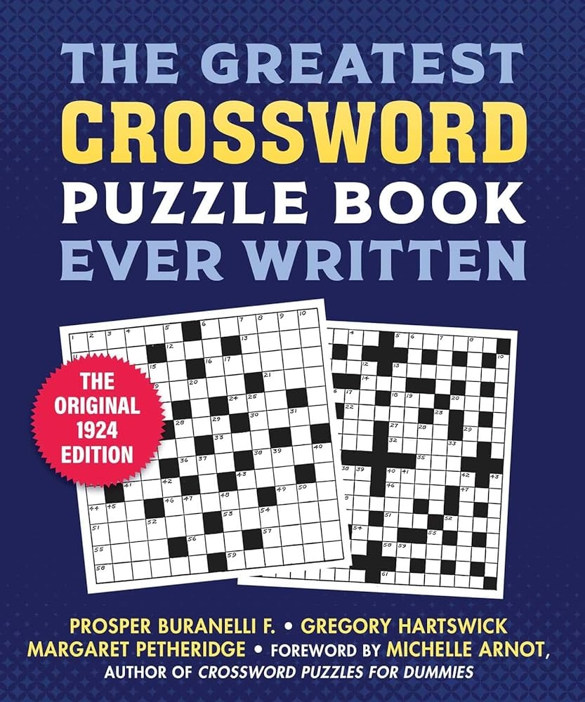 crossword books for adults