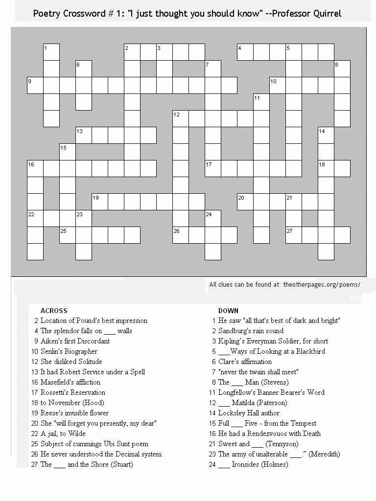 poet teasdale crossword clue