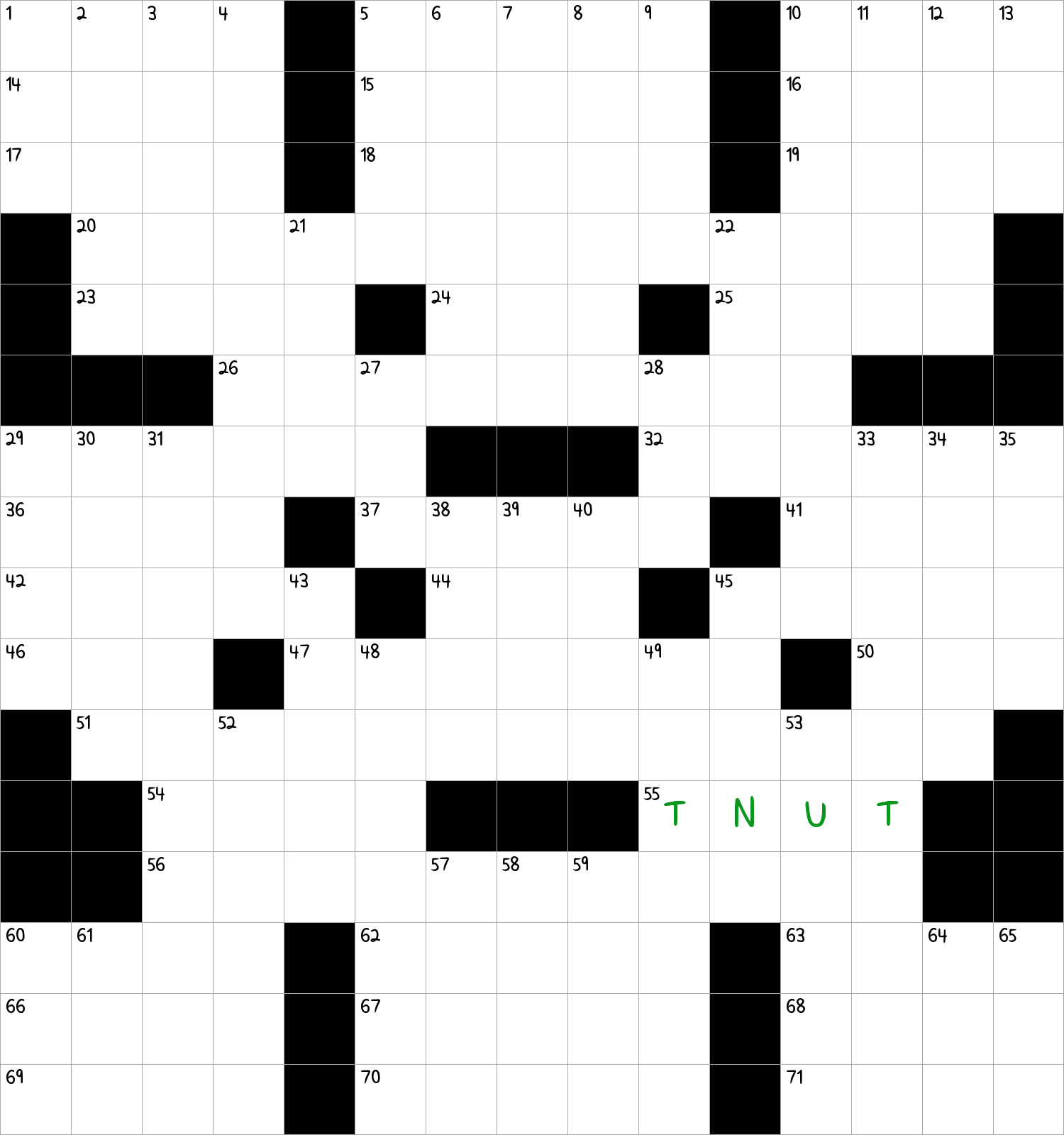 Threaded Fastener NYT Crossword Clue November 12 2024