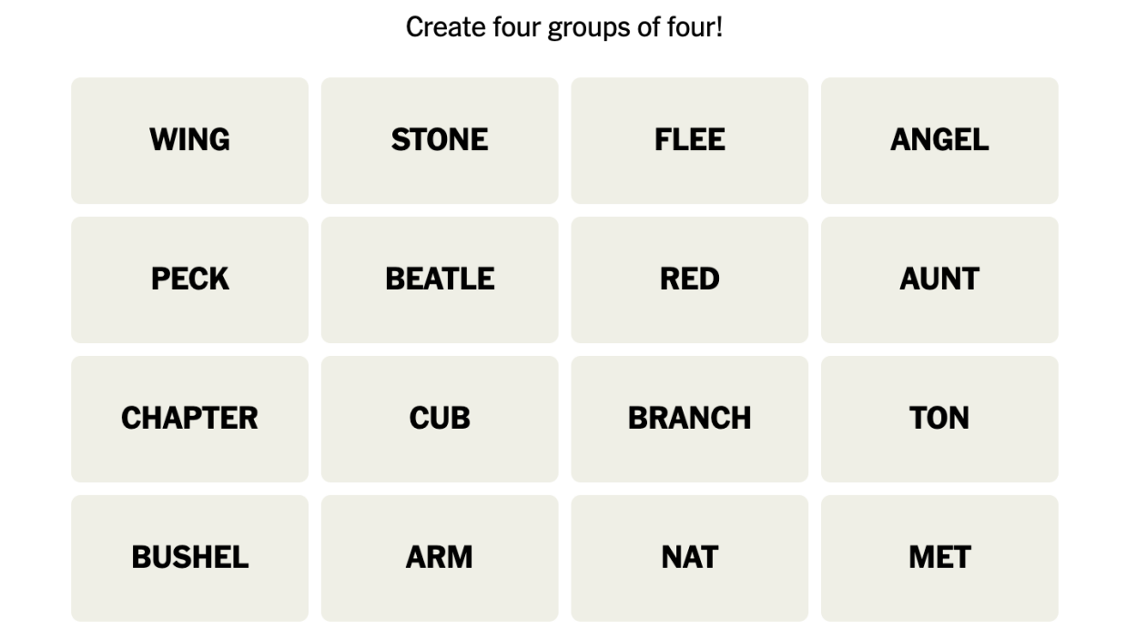 Today s NYT Connections Hints and Answer For Thursday October 5 2023 Lifehacker Today s NYT Connections Hints and Answer For Thursday October 5 2023 Lifehacker