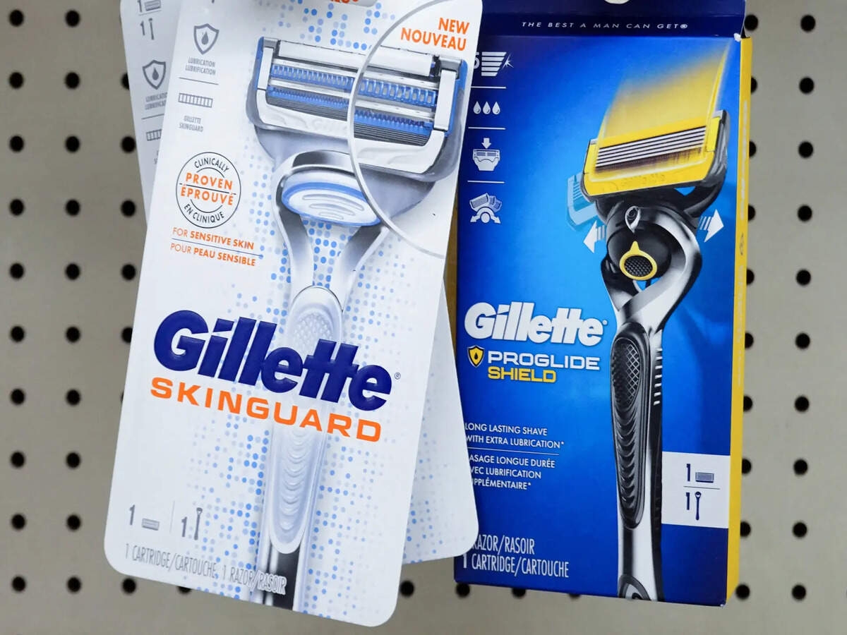 gillette razor crossword clue