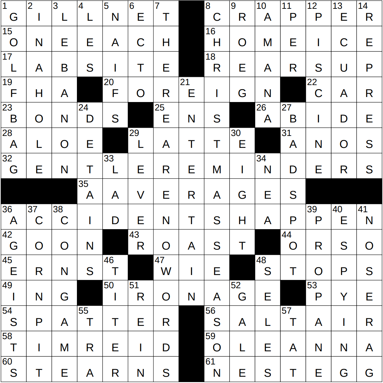 0330 24 NY Times Crossword 30 Mar 24 Saturday NYXCrossword