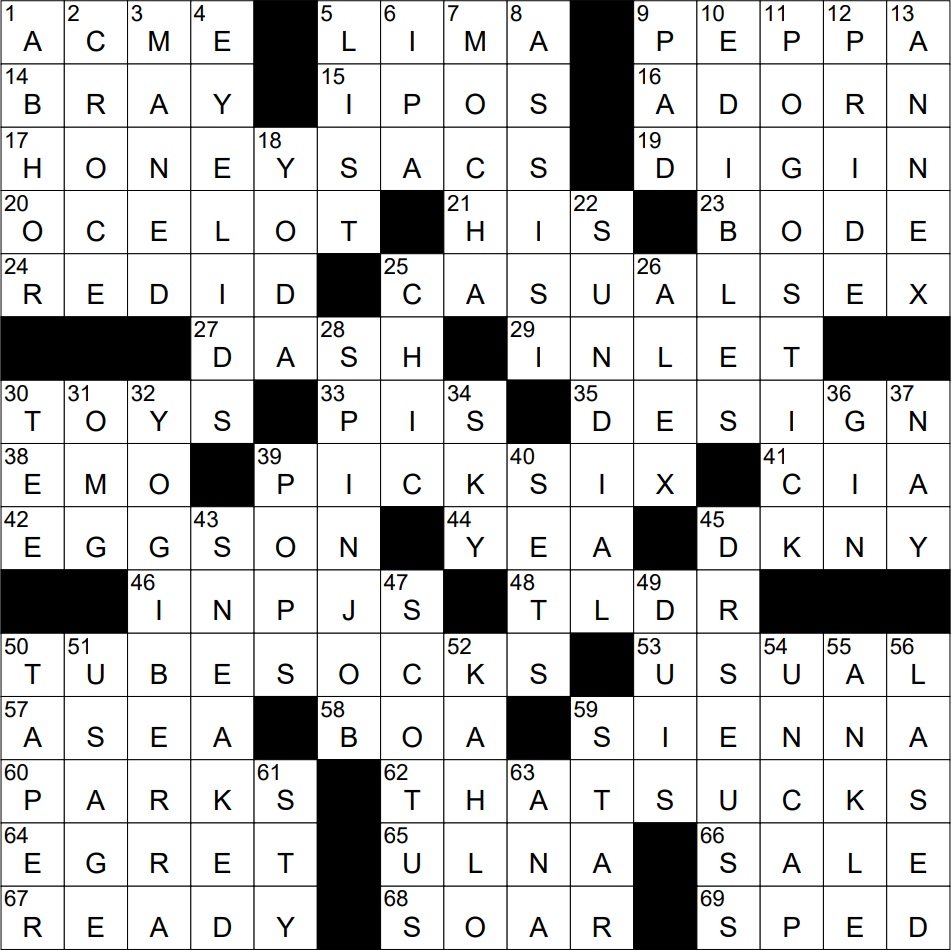 diner coffee in slang crossword