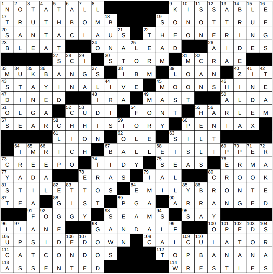 head honcho crossword clue