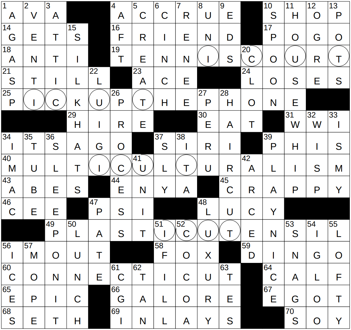 1120 23 NY Times Crossword 20 Nov 23 Monday NYXCrossword