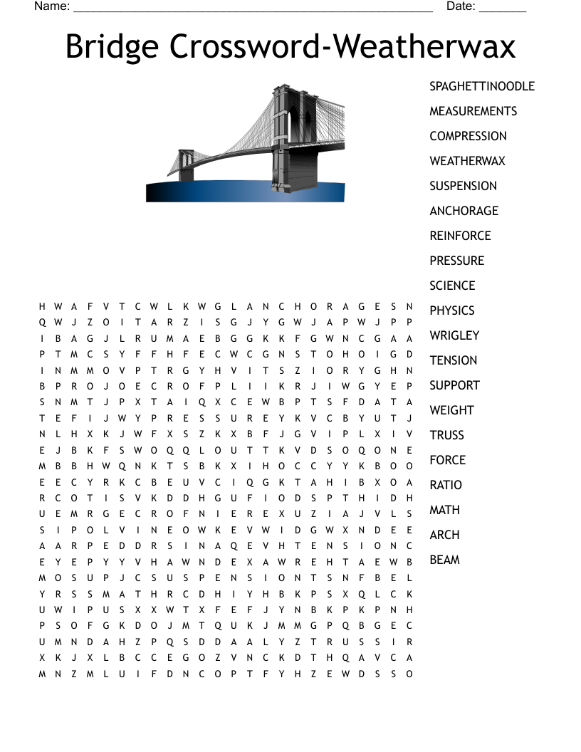 bridge support crossword clue