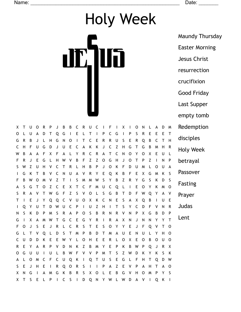 church calendar crossword clue