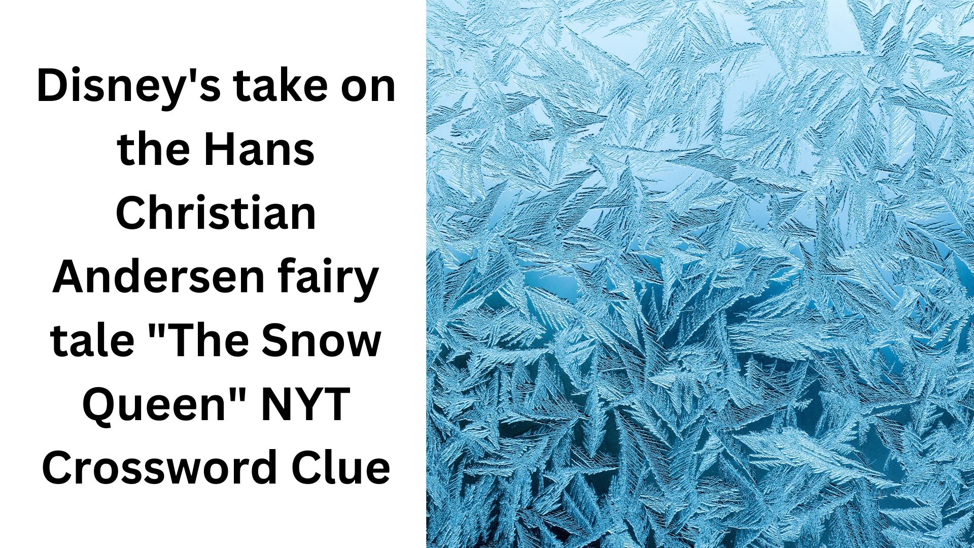 frozen queen crossword clue