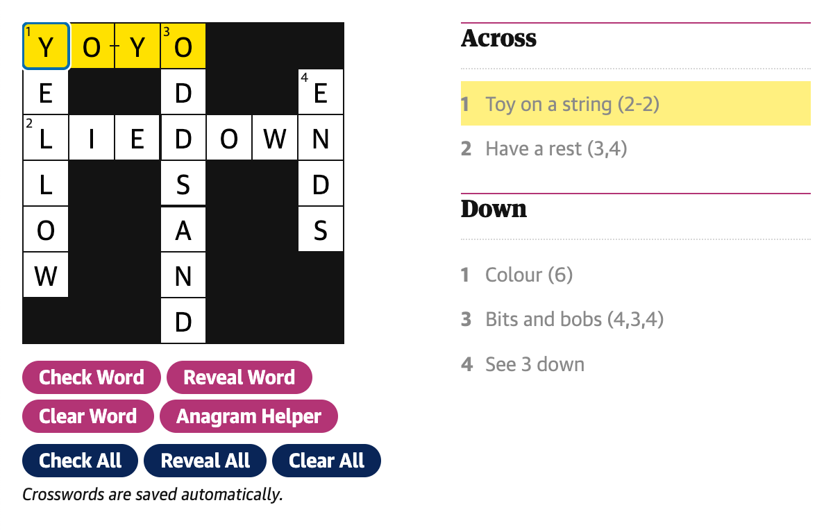 checked in crossword clue checked in crossword clue