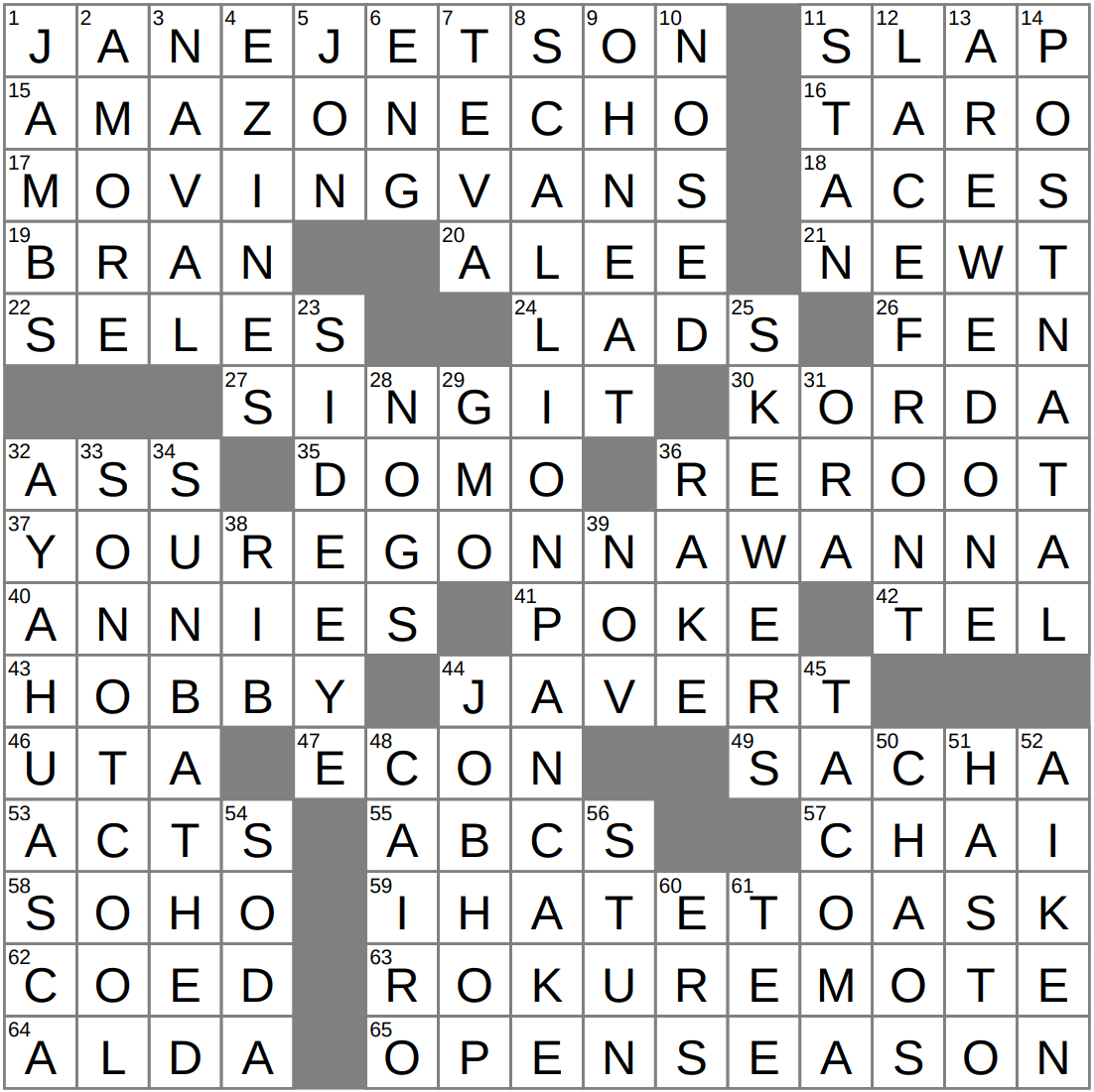 Home Page Crossword Clue Archives LAXCrossword