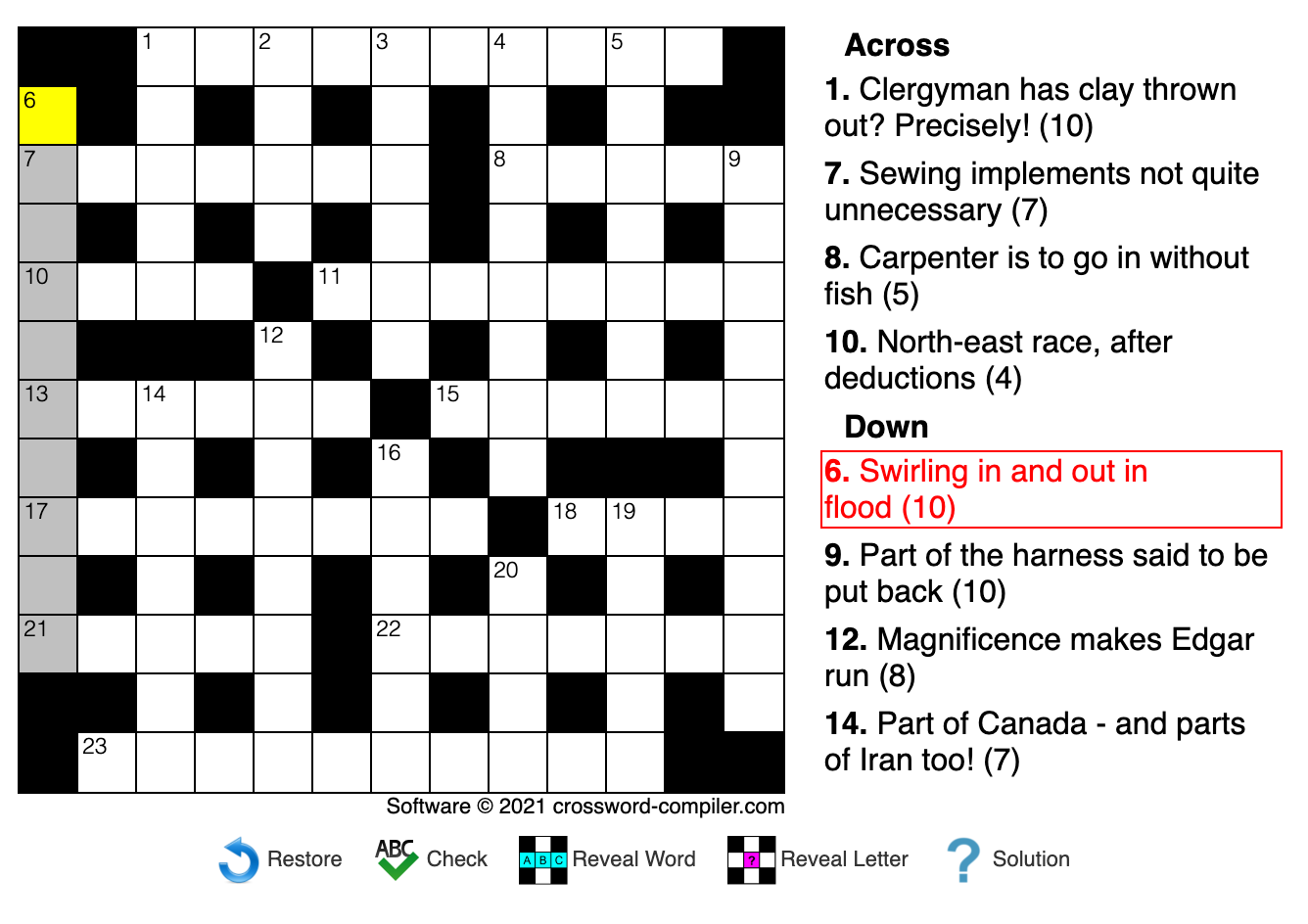 tiny bit crossword clue