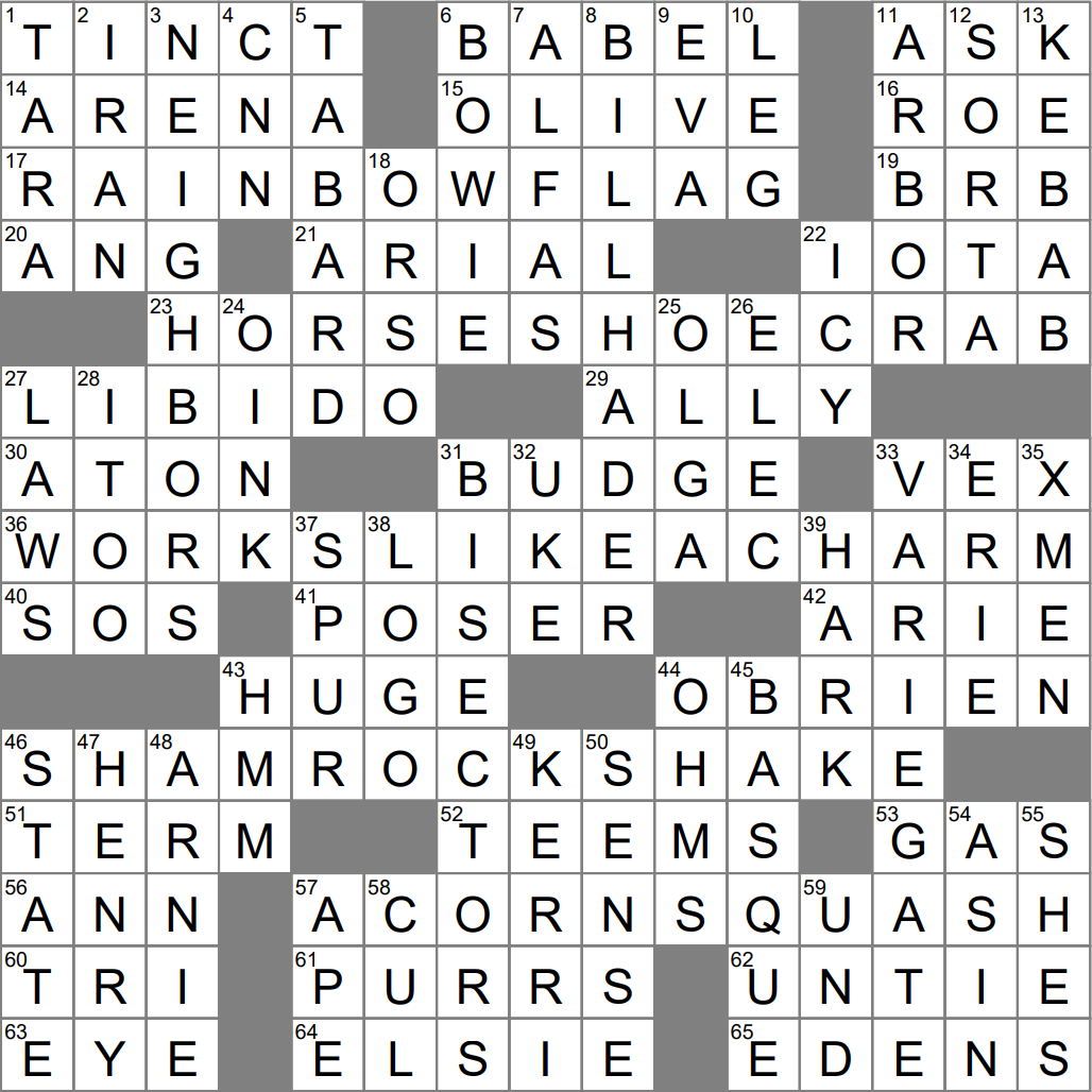 this in spain crossword clue
