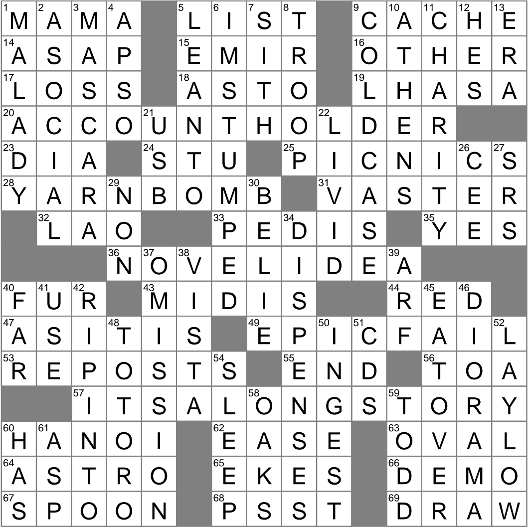 Preferring To Be Alone Crossword Clue Archives LAXCrossword