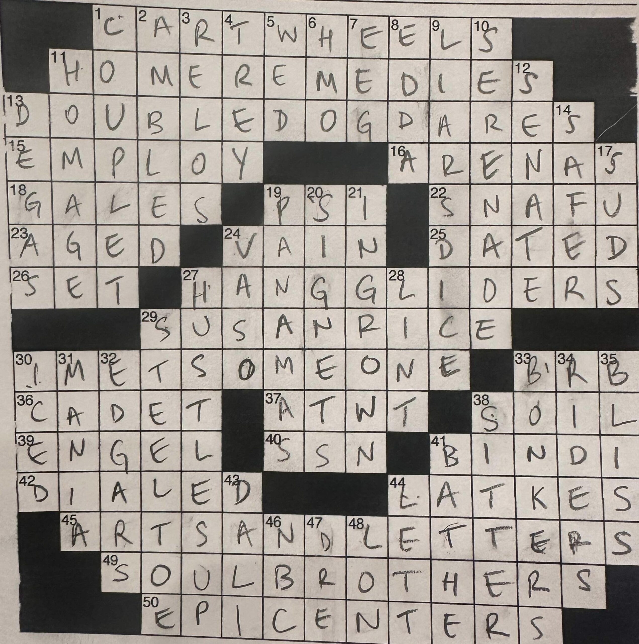 Rex Parker Does The NYT Crossword Puzzle Chicken Soup And Eucalyptus Oil For Two SAT 7 22 2023 Long Shot In Sports One Who Usually Works An Evening Shift Red