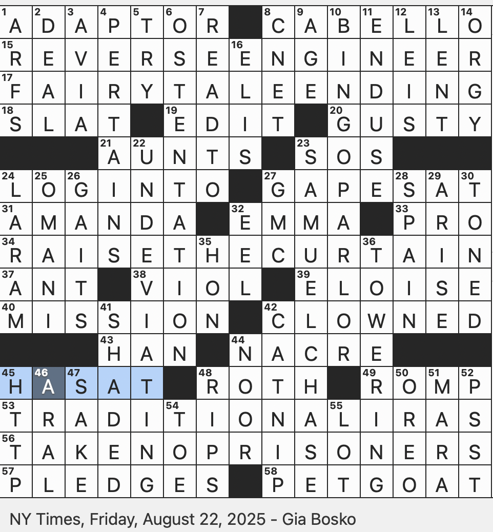 it's not constructive nyt crossword