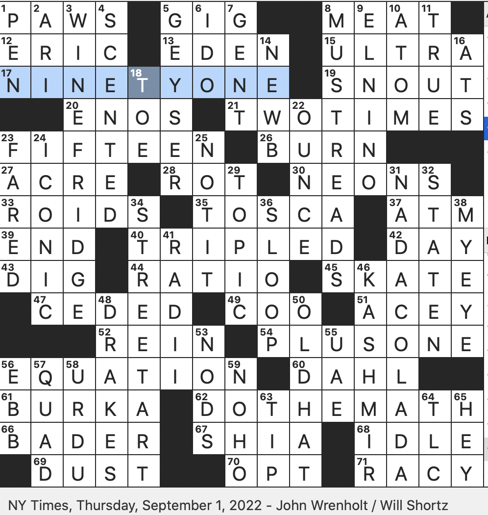 compadres wsj crossword clue