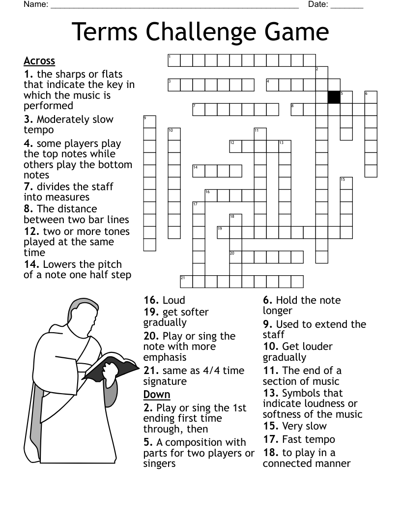 slow tempo crossword clue