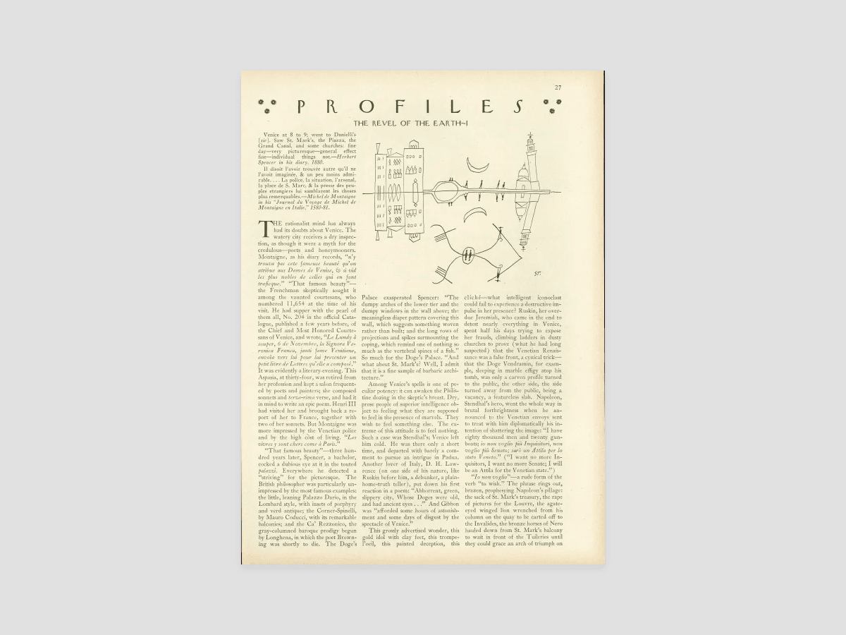 The Revel Of The Earth I The New Yorker