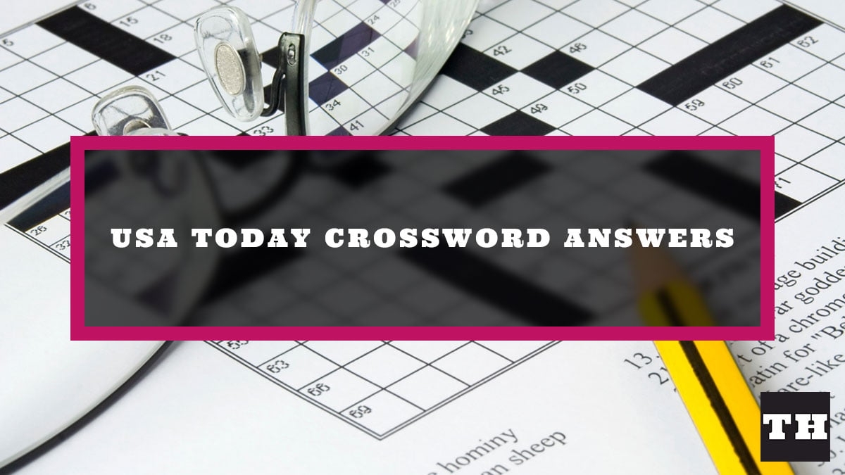 crossword puzzle answers for usa today