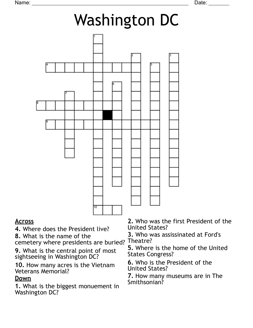central point crossword clue
