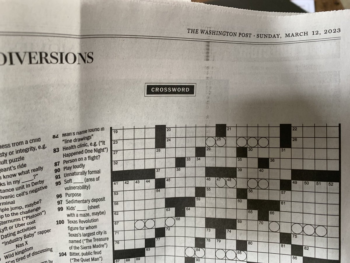evan birnholz sunday crossword puzzle